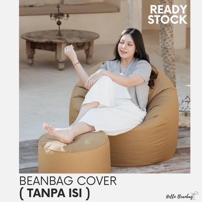 HARGA DISC - BEAN BAG Ball COVER- BEANBAG Bulat WATERPROOF Murah - KURSI SANTAI