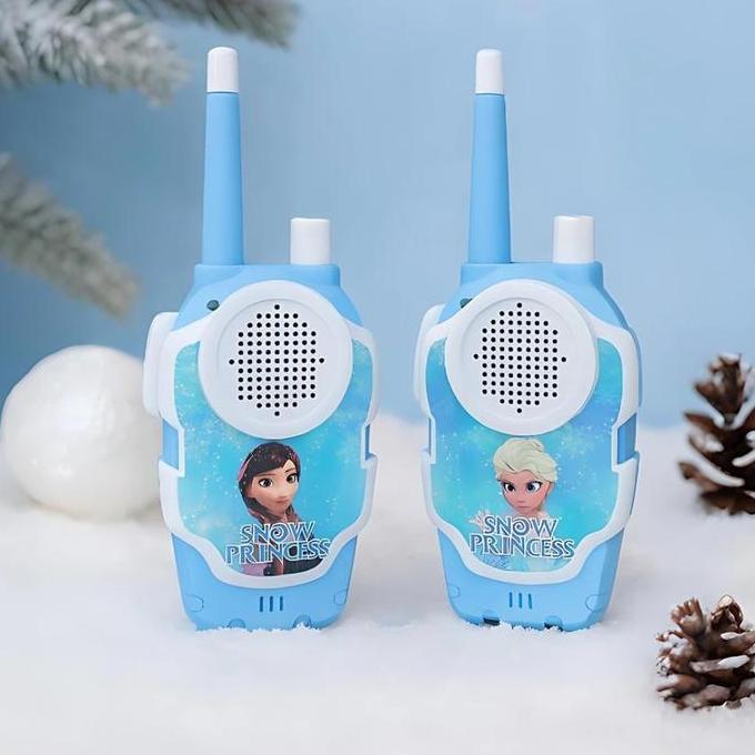 [KST] Walkie Talkie Mainan Edukasi Komunikasi Jarak Jauh Anak Perempuan Putri Salju Kado Ultah