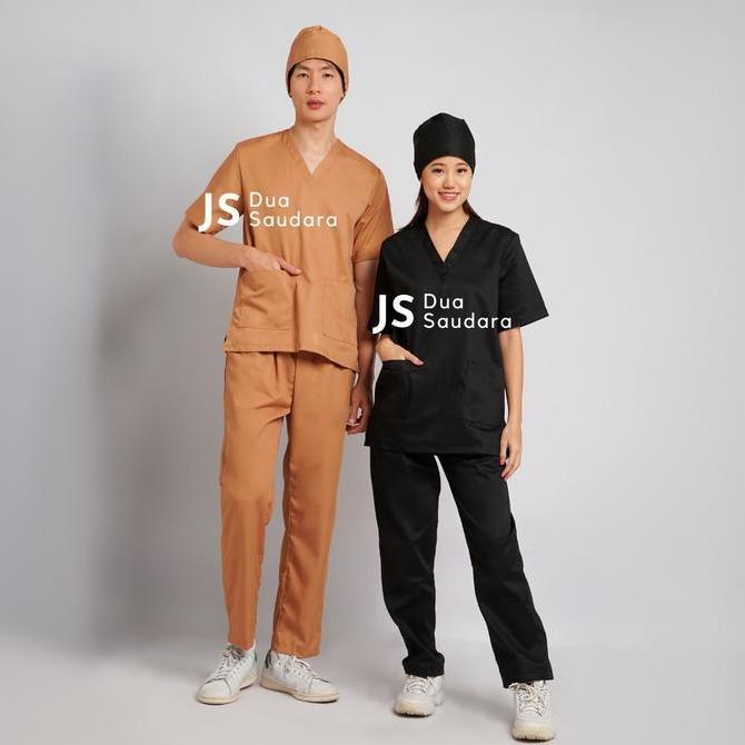 [Vol.5 ] Lengan Pendek Baju Ok  | Seragam Ok | Baju Jaga | Baju Perawat Ok | Seragam Jaga Merk Dua S