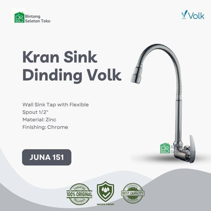 Kran Sink Dinding Volk / Kran Sink Deck Volk / Kran Cuci Piring