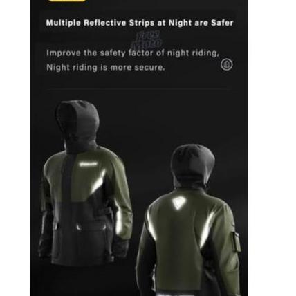 Jaket Motor Sulaite SLT0904 Moge Jas Motor Jas Hujan Raincoat Terlaris