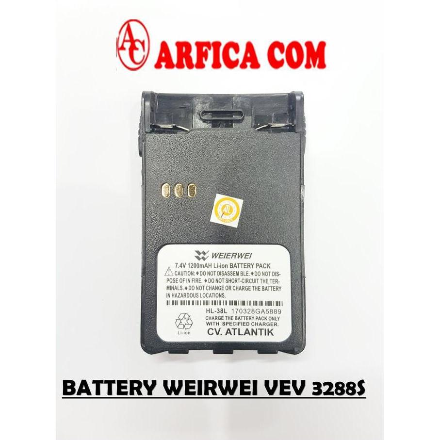 TERBARU BATRE HT WEIERWEI VEV 3288S VEV3288S ORIGINAL BATTERY HT WEIRWEI 3288S HOT SALE