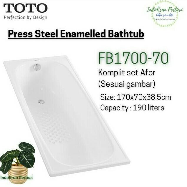 Bathtub bak mandi TOTO FB1700-70(Include Afor) /Bathtub TOTO FB1700-70/Bak Mandi TOTO FB1700-70