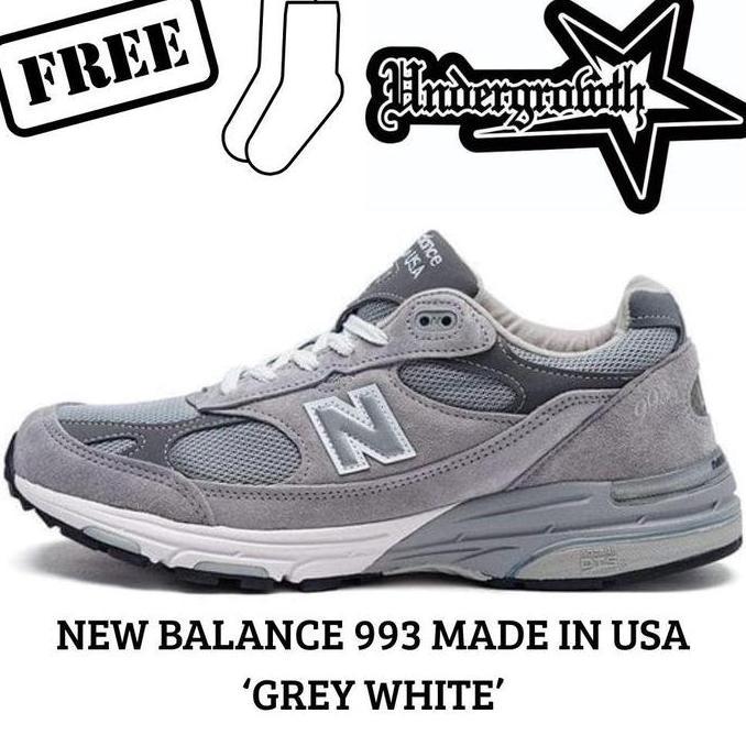 New Balance 993 Made In USA 'Grey White' MR993GL