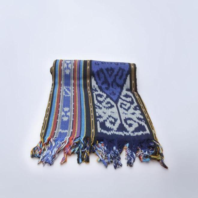 Kain Tenun Ikat Blanket Etnik Lombok Original Handmade Tb067