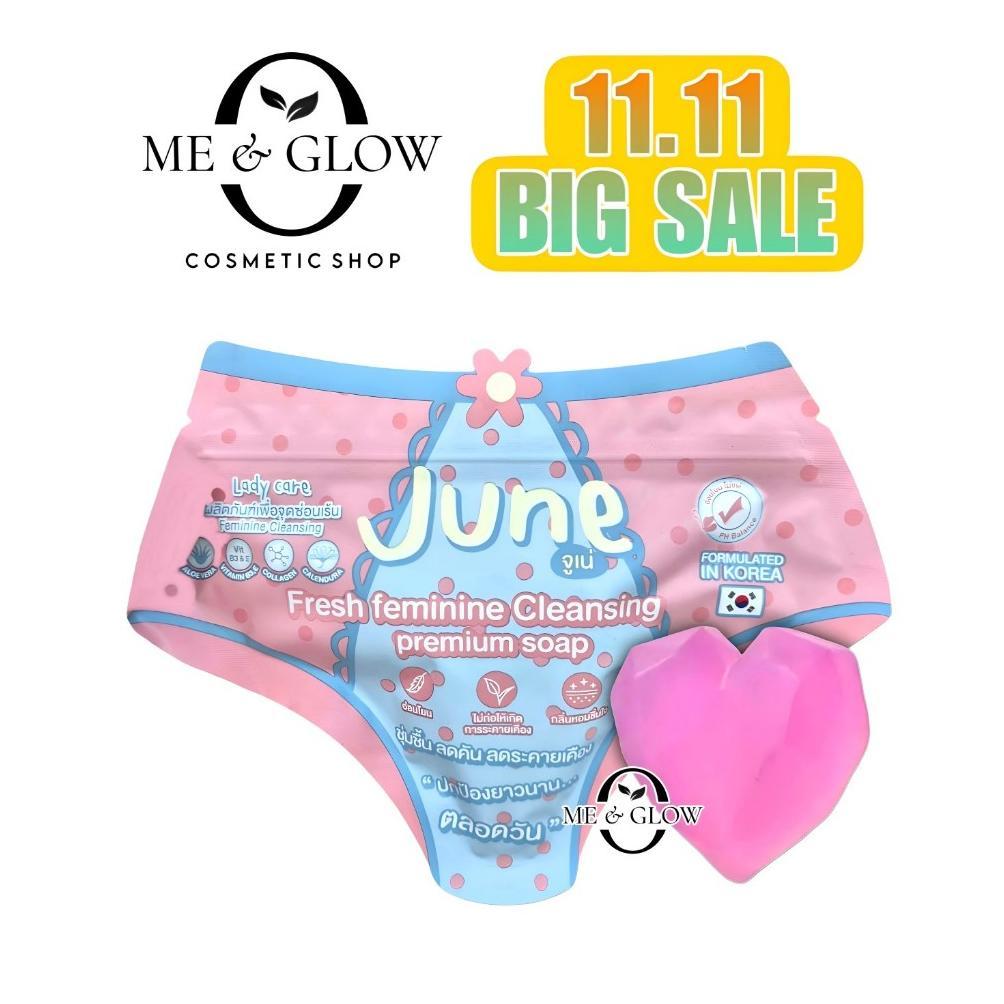 JUNE FRESH FEMININE CLEANSING PREMIUM SOAP 50g - SABUN PEMBERSIH KEWANITAAN WANITA ORIGINAL THAILAND