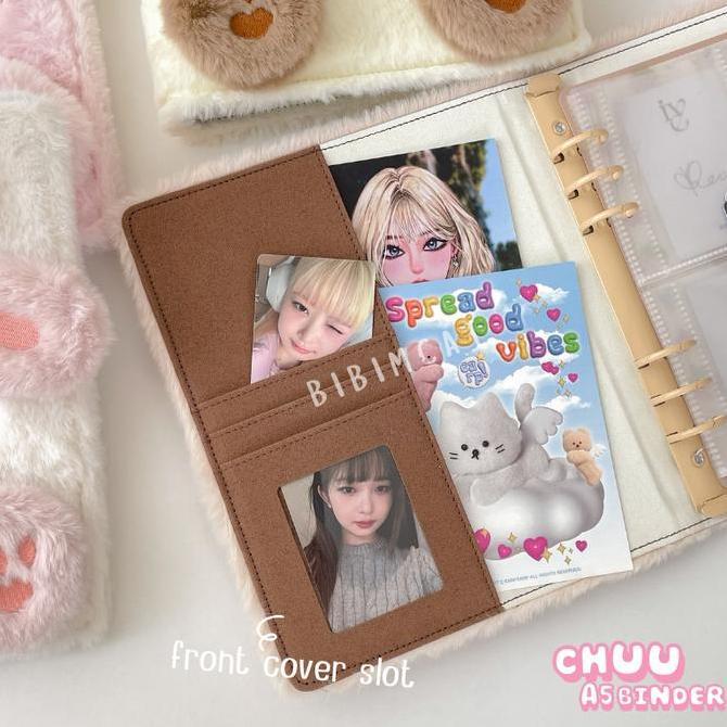(A5 SIZE) CHUU BINDER PHOTOCARD ALBUM / PC BINDER FLUFFY BONEKA