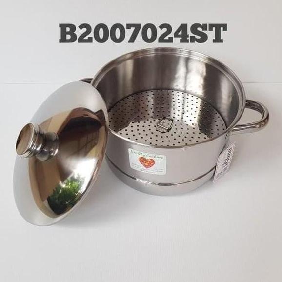 Bima Prima Langseng Highpot Steamer 24cm B2007024st Kukusan Stainless