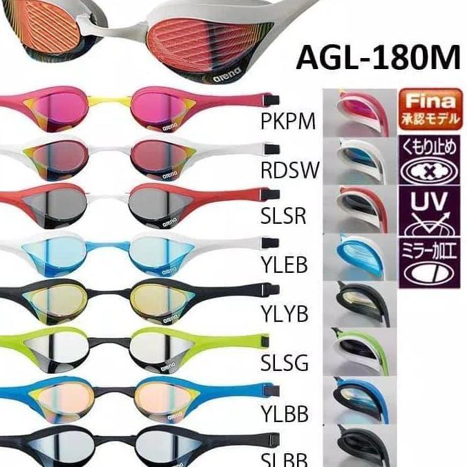 KACAMATA RENANG ARENA COBRA ULTRA MIROR AGL- 180ME