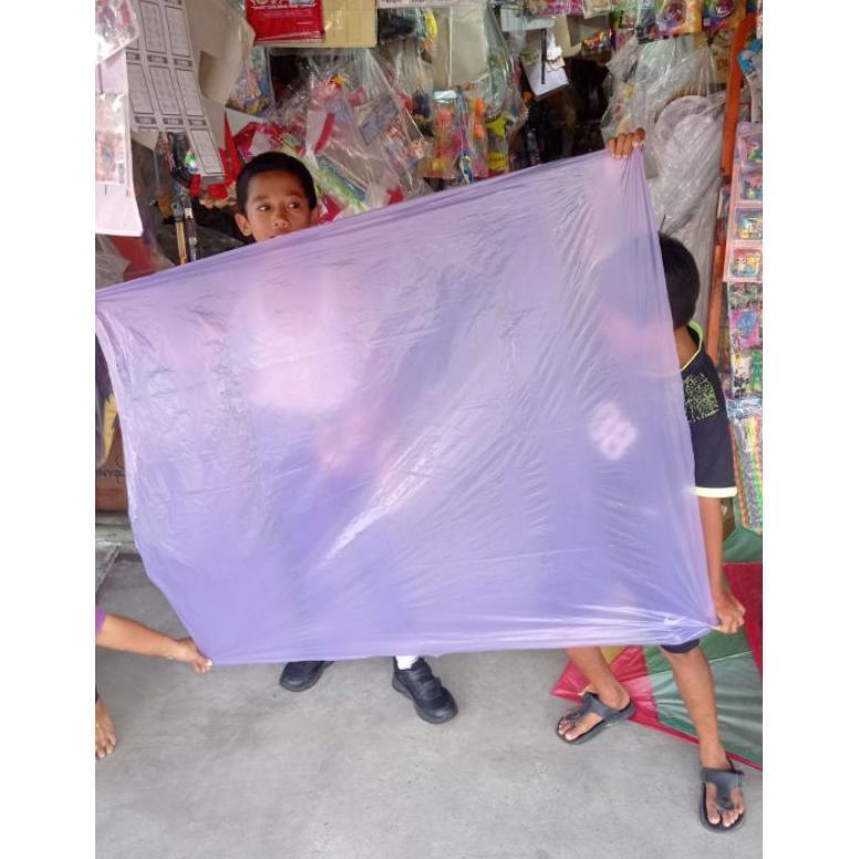 Bisa Cod Plastik Layang Transparan 120 X 100 Cm ><
