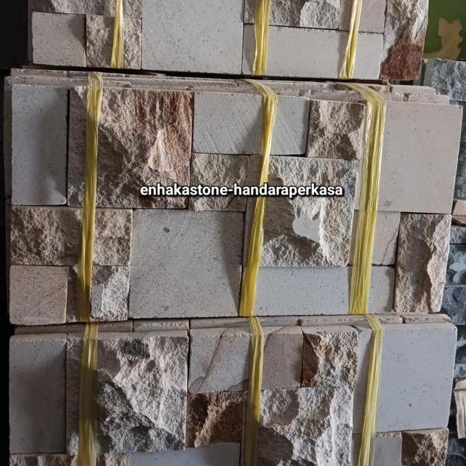 Promo Batu Alam Mozaik Dinding Palimanan Random 20X40 Cm Cod