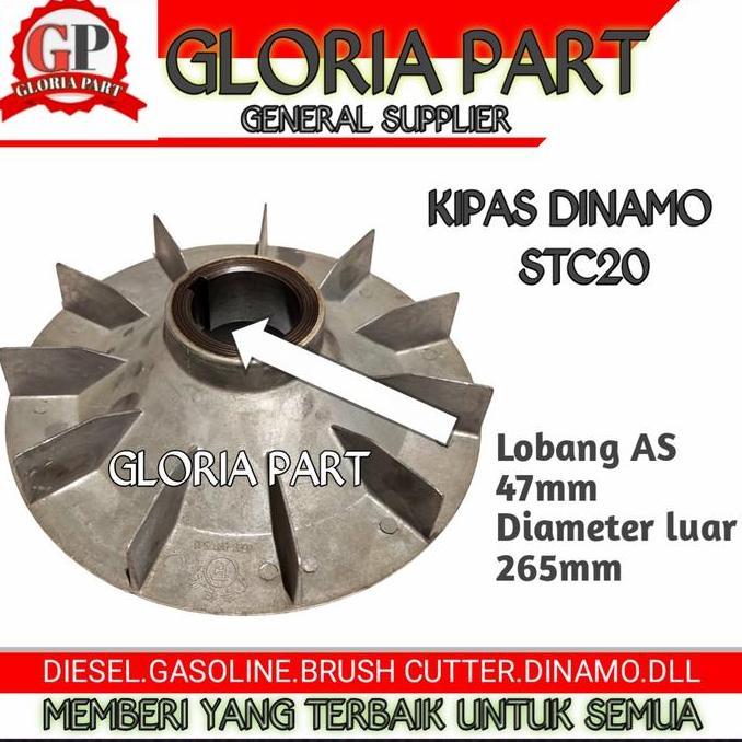 Dinamo/Alternator Stc20 Kipas Aluminium
