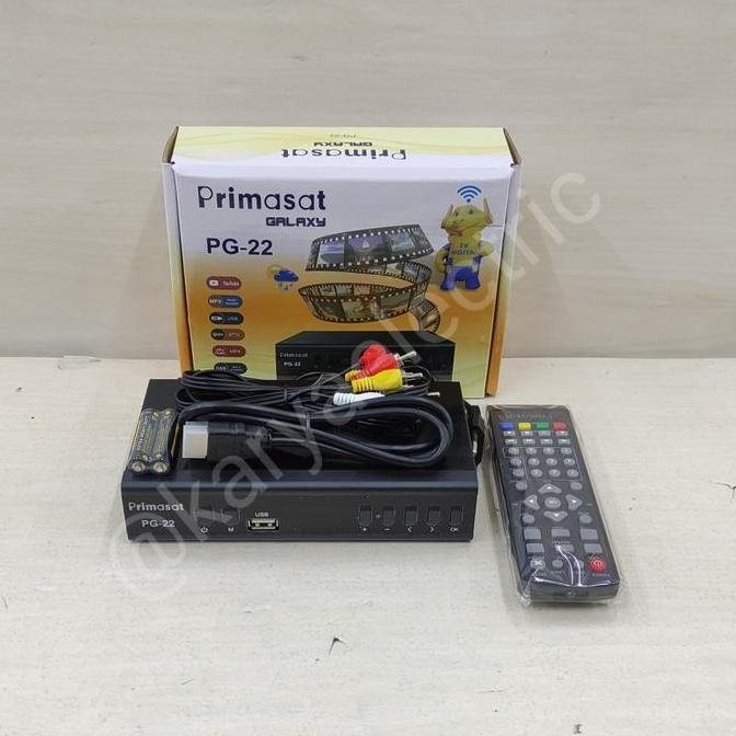 SET TOP BOX STB PRIMASAT PG-22 RECEIVER TV DIGITAL DVBT2