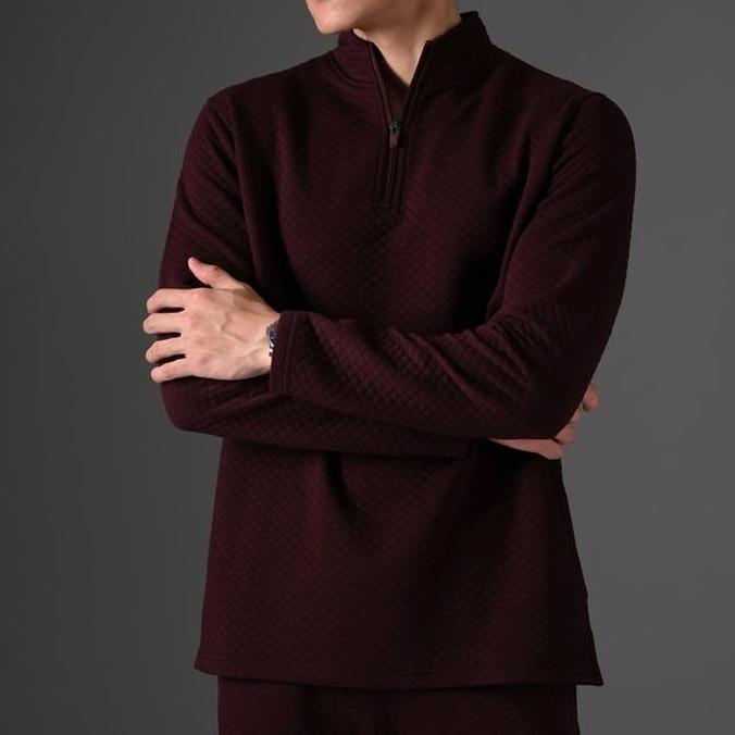 Murah Comfy Half Zip Pullover/ Jaket Half Zip / Jacket Half Zip Pria