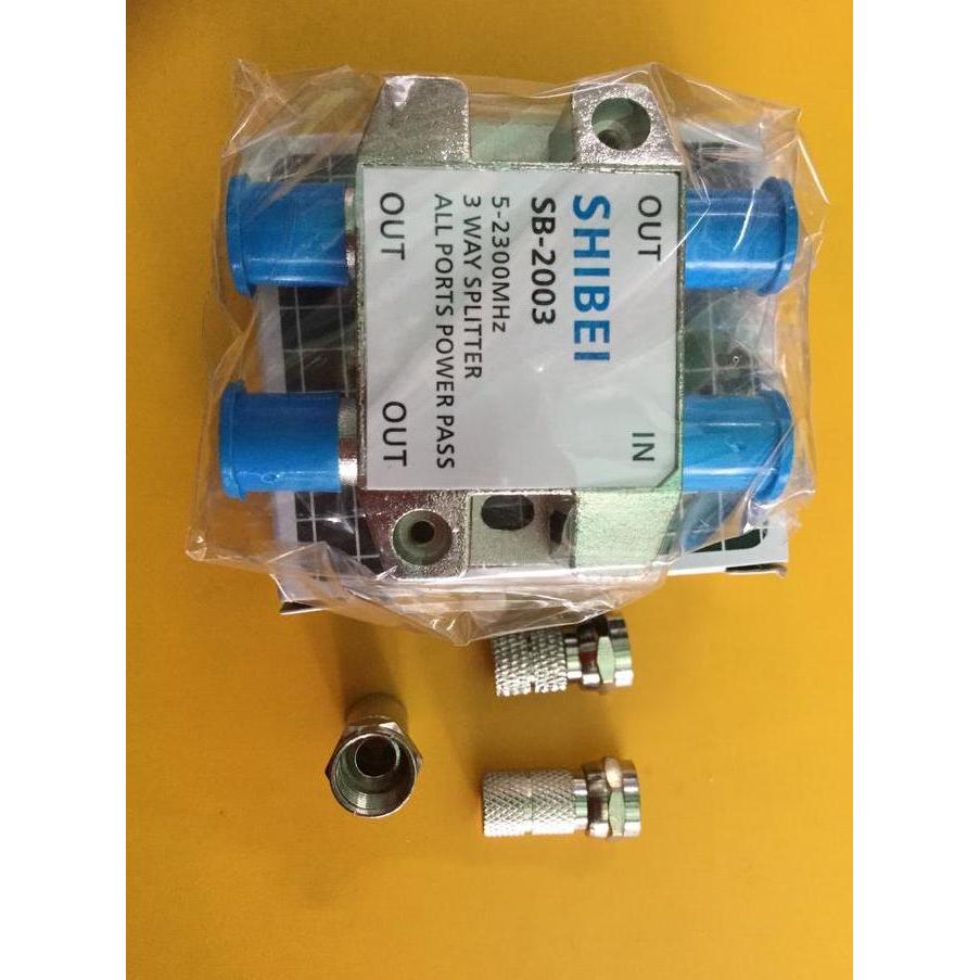 Splitter TV cabang 3 / 3way splitter