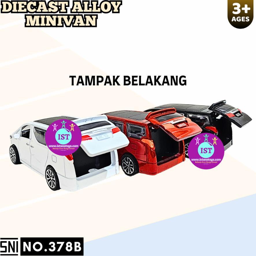 Mainan Diecast Mobil Alphard Miniatur Mobil Pullback