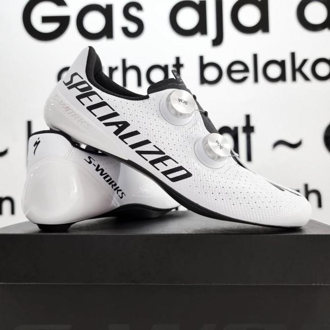 Sepatu Cleat Sepeda S-Works Torch Road Shoes - Team White