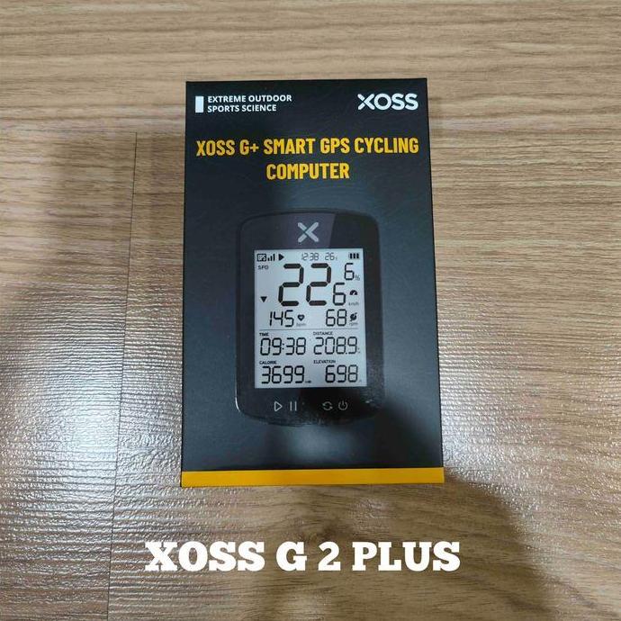 Paket XOSS G2 Plus New Generation Speedometer Sepeda GPS Strava