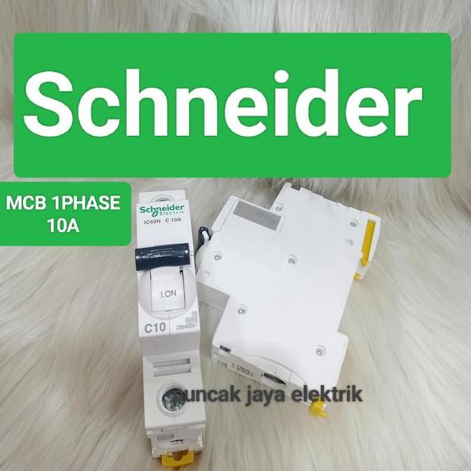 Diskon Mcb Schneider Original Ic60N 10A 1Phase/Mcb Schneider