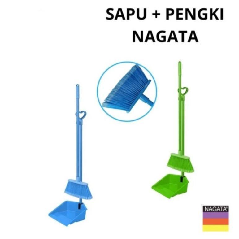 Sapu nagata set dengan pengki/ Sapu set nagata NGT 160S / Sapu + pengki nagata set