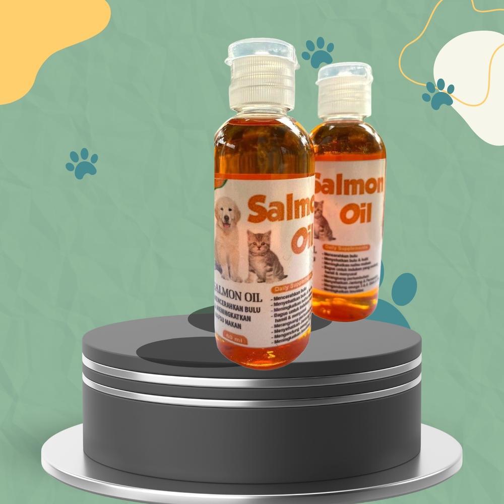 60Ml 250Ml Minyak Ikan Salmon Salmon Oil Minyak Salmon Minyak Ikan Vitamin Bulu Kucing Dan Anjing