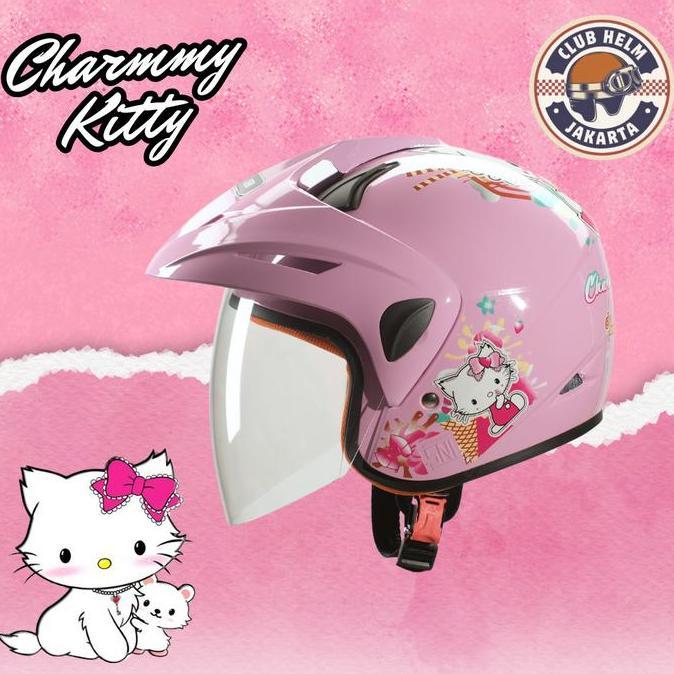 Helm Anak Perempuan Cewe Karakter Charmmy Kitty Terlaris