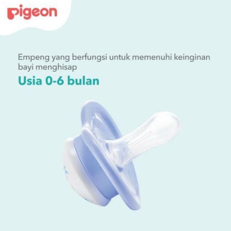 Parafelaa - Pigeon Minilight Pacifier S 0-6 Bulan | Empeng Bayi Unisex Silicone Dengan Tutup