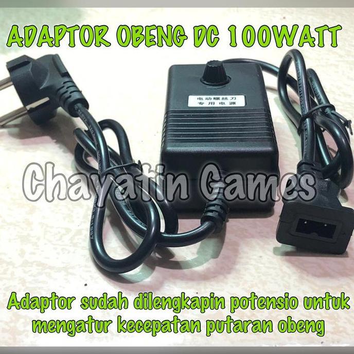 OBENG LISTRIK (BOR) DC + ADAPTOR [terbaik]