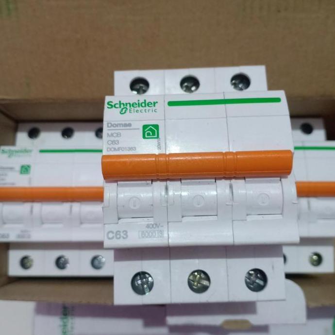 Terjangkau Mcb Domae Schneider 3 Pole 3 Phase 50A