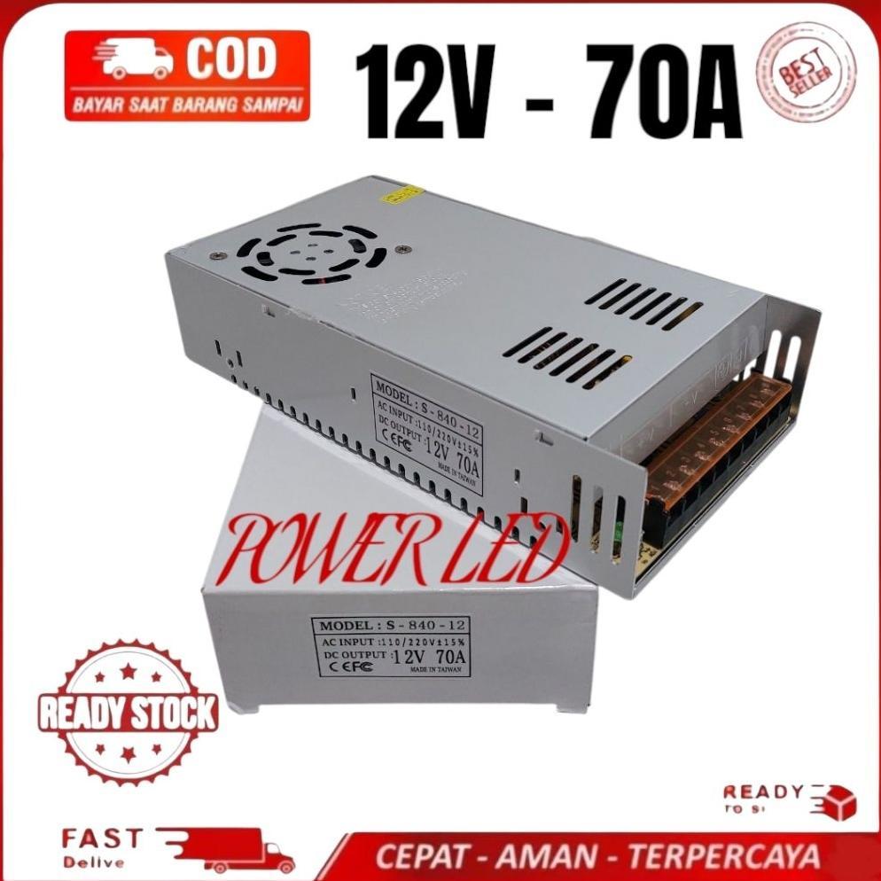 Trafo Adaptor Power Supply 12v 70A FULL POWER GARANSI Power supply