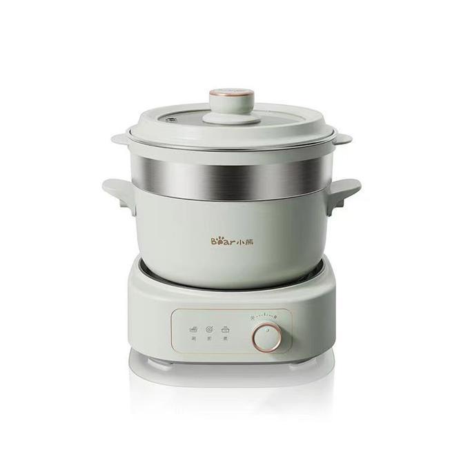 Bear Panci Listrik 25L Panci Listrik Kecil Serbaguna Dengan Pengukus