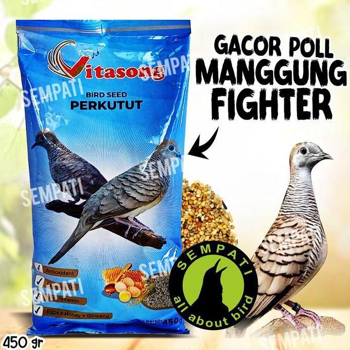 SEMPATI Vitasong Bird Seed Perkutut 450gr Pakan Harian Burung Perkutut Parkit Lovebird Pakan Biji Bi
