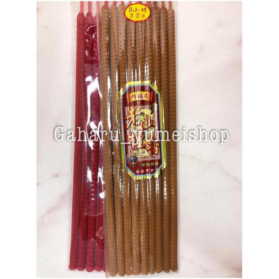 Promo Hio Dupa Ulir Wangi Cendana 8 jam 9 btg l Lau San Tan Xiang COD