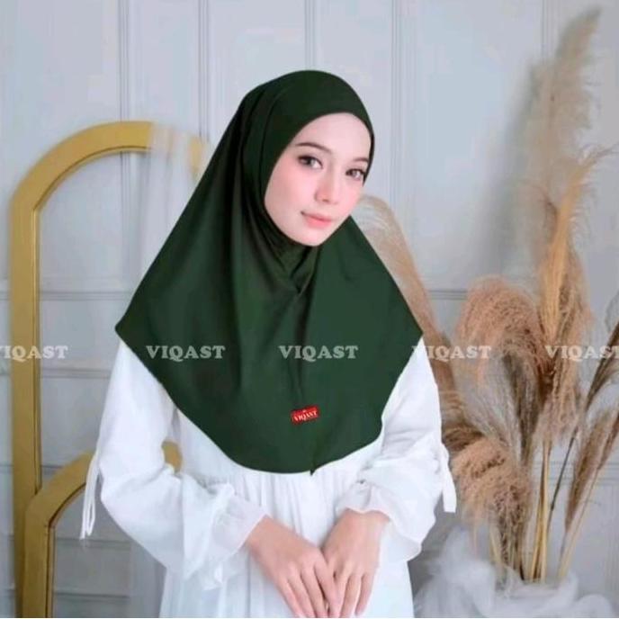 KERUDUNG NONPET AZALEA HIJAB DEWASA BAHAN JERSEY PREMIUM JILBAB ELEGAN BERGO SPORT Muslim Lembut Nya