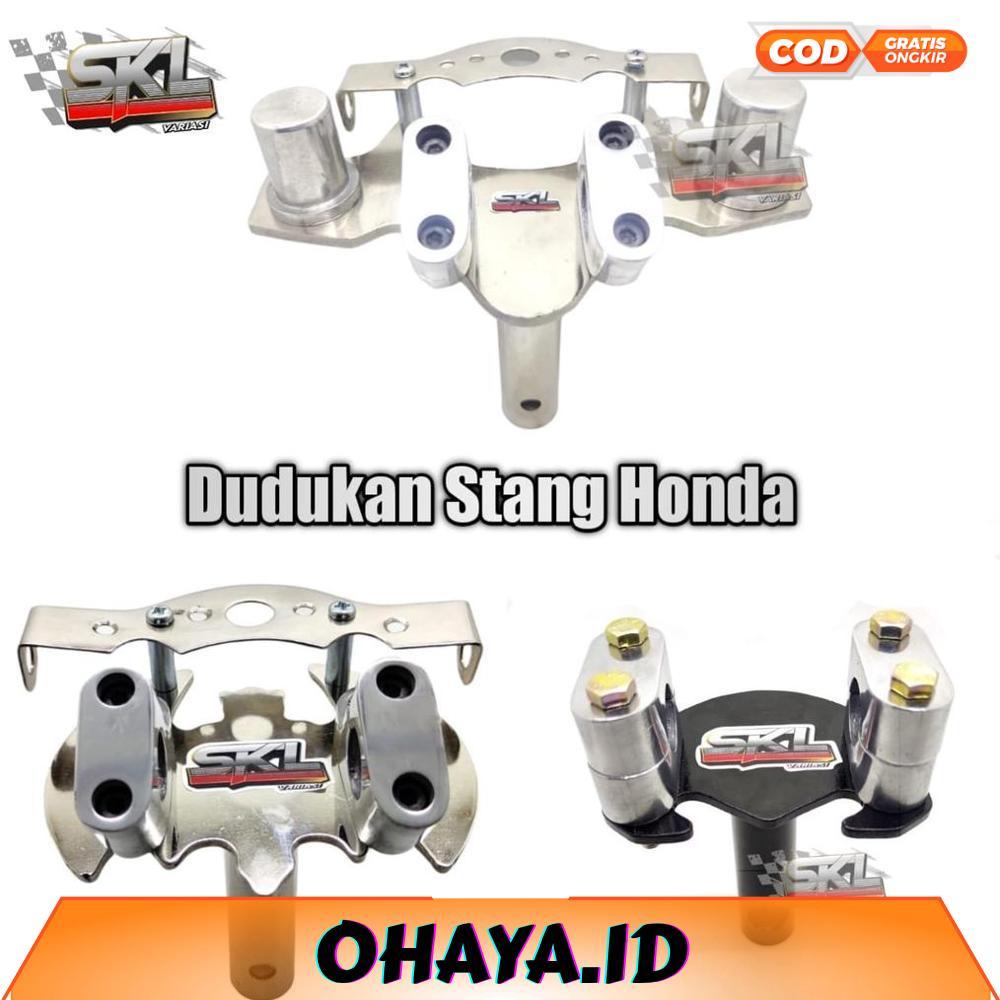 Bisa COD Adaptor Dudukan Stang Motor Matic Bebek Honda Scoopy Vario Beat Genio PCX Vario 160 125 Bea