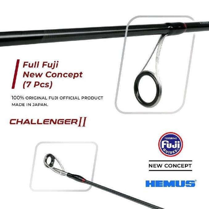 elimasanuk - hemus solid carbon challenger fuji ori joran pancing
