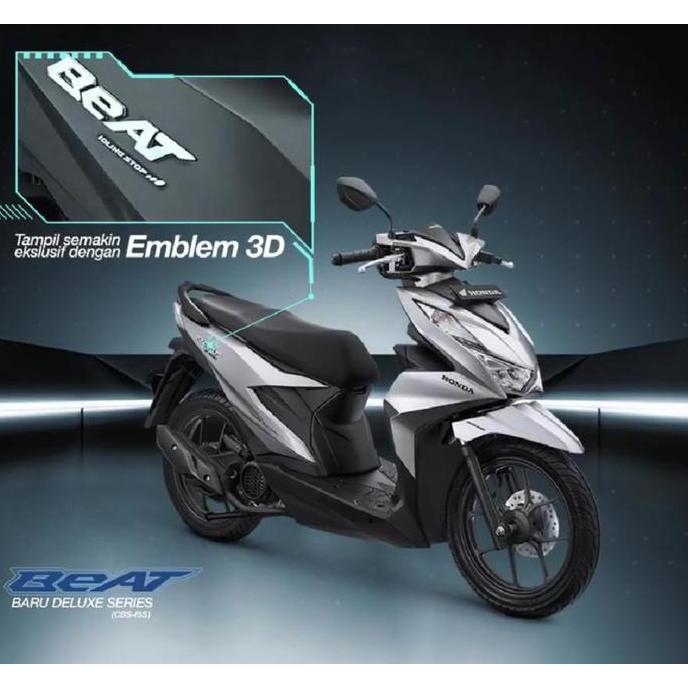 DF41 >> EMBLEM LOGO BEAT FI ESP 2020 CHROOME