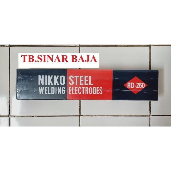 Kawat Las Listrik NIKKO STEEL RD-260 2.6 MM / Kawat Las Per 5 KG