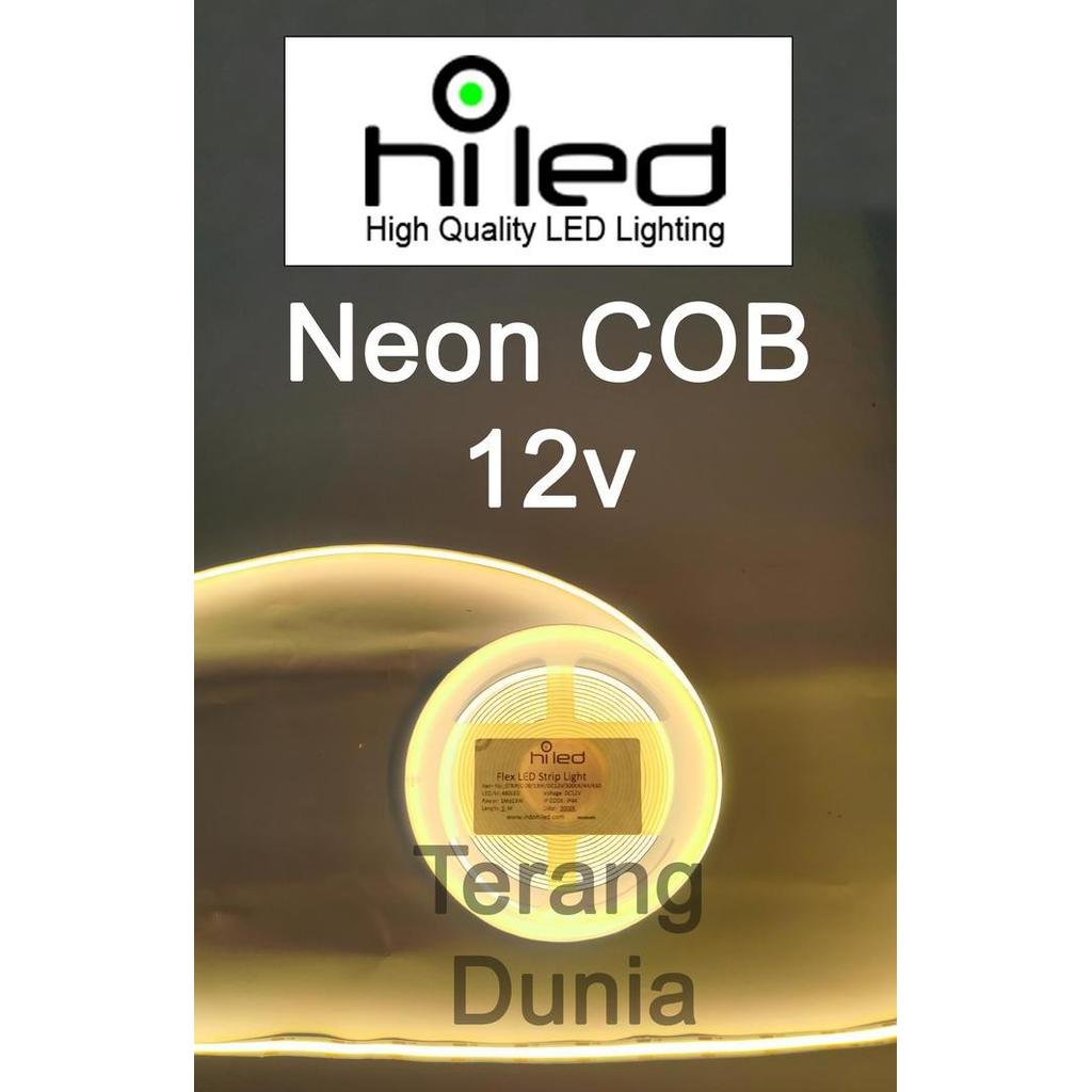 TERMURAH - Ledstrip COB Hiled 12v Hiled Led Strip COB 12v LED tanpa mata 12v