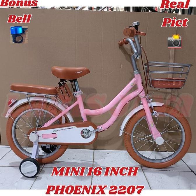 Terbaru Sepeda Anak Perempuan New Phoenix Np 2207 City Bike Ukuran 16 Inch Sepeda Anak Mini 16 Inch 