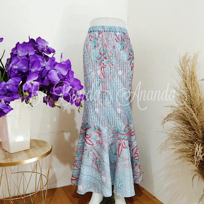 DS75 - ROK DUYUNG BATIK / ROK DUYUNG PLISKET / ROK DUYUNG KONDANGAN BAWAHAN KEBAYA WANITA Panjang Mo