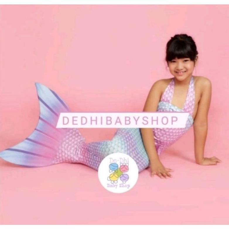 Mermaid baju duyung spesial pelangi baju renang model kostum putri duyung anak