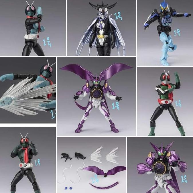 Shodo XX Kamen Rider 10 Putotyra Shauta ooo Mezool Ichigo Nigo combo