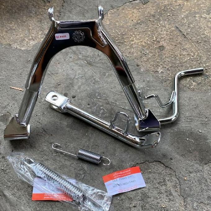 paket set standar tengah + standar samping  R14/R17 mio smile,mio sporty, mio soul karbu, mio lama s