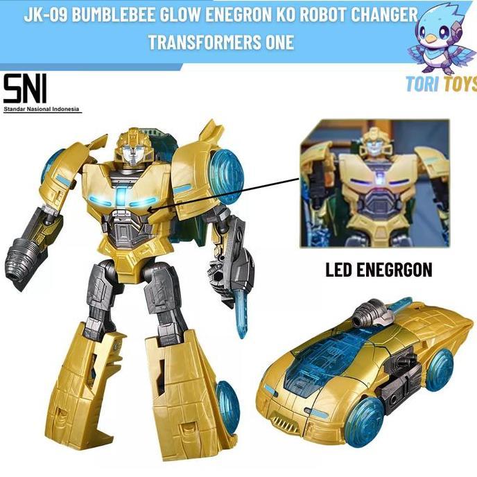 JK-09 Bumblebee GLOW ENEGRON KO OVERSIZE Robot Changer Transformers One