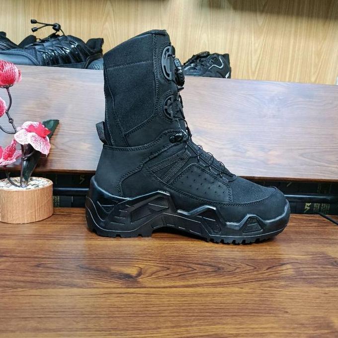 Sepatu PDL FORCE ONE Tali Putar Tactical Boots Pria / Sepatu Lapangan / Sepatu TNI Sepatu Touring Ou