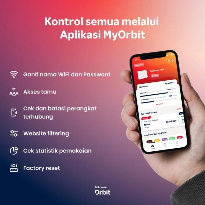 Telkomsel Orbit Star A1 Modem Router Modem Wifi 4G Free Perdana Orbit