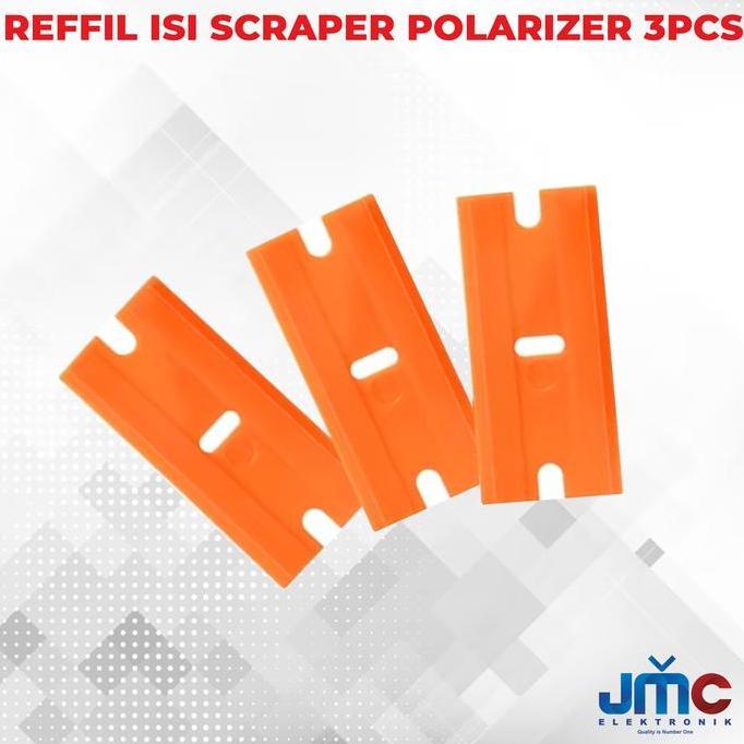 Cutter scapper pembersih pengikis sisa lem polarizer alat bantu pasangpolarizer