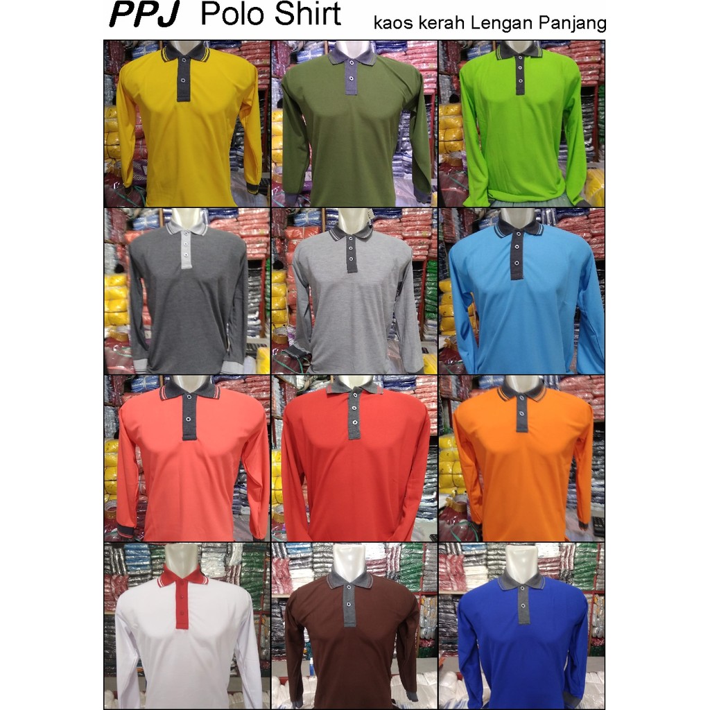 PAPA JEANS Kaos Polo Shirt Pria / Kaos Kerah