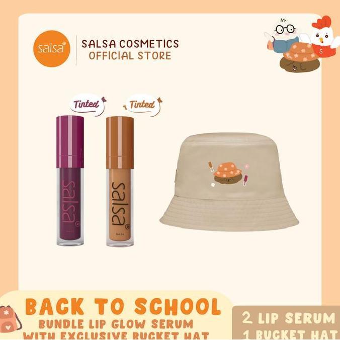 New- SALSA Back To School Bundle - Tinted Lip Glow Serum SALSA x Kelly's.co